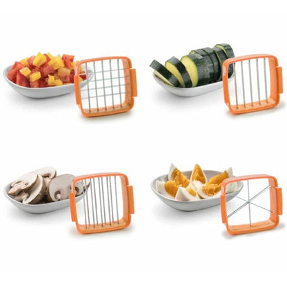 5 in 1 Multifunction Vegetable Cutter Manual Dicer with Container Box
